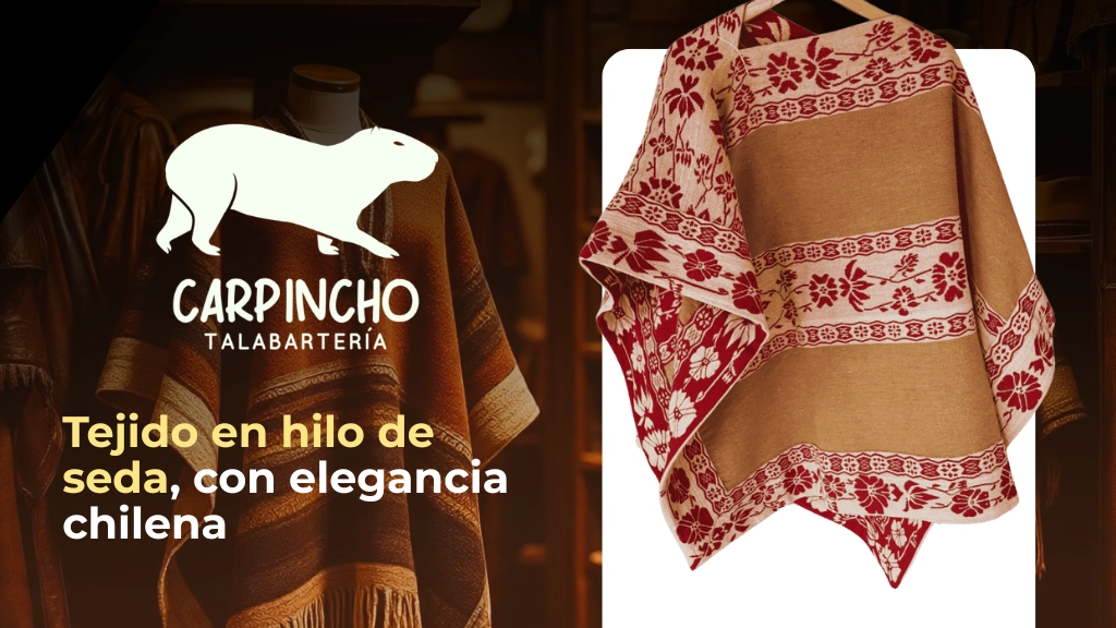 Chamanto de Hilo Reversible - Artesanía Textil Chilena