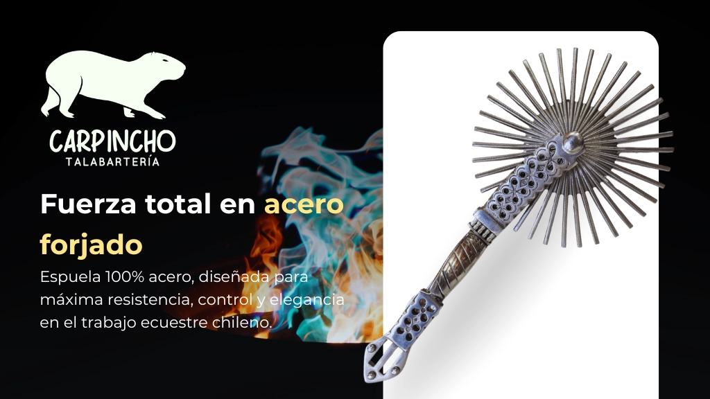 Espuela N°5 con corona de acero o bronce - Mismo rendimiento, dos estilos