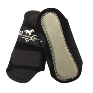 Canillera Profesional Americana color negro para protección de caballos