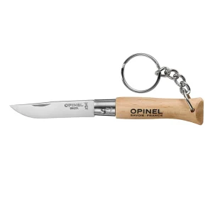 Cuchillo Opinel N°4 llavero con mango de madera natural