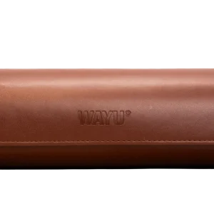 Estuche de cuero del juego de cachos Wayu