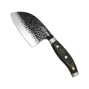 Cuchillo Hammer Serbian Wayu de acero inoxidable para cocina y parrilla