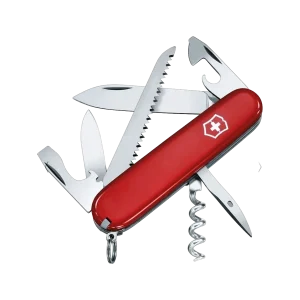 Navaja Camper Victorinox color rojo con diseño suizo clásico