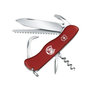 Navaja Equestrian Victorinox roja con limpia herraduras para uso ecuestre