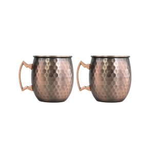 Copper Mug Set Wayu de cobre para cócteles y bebidas frías