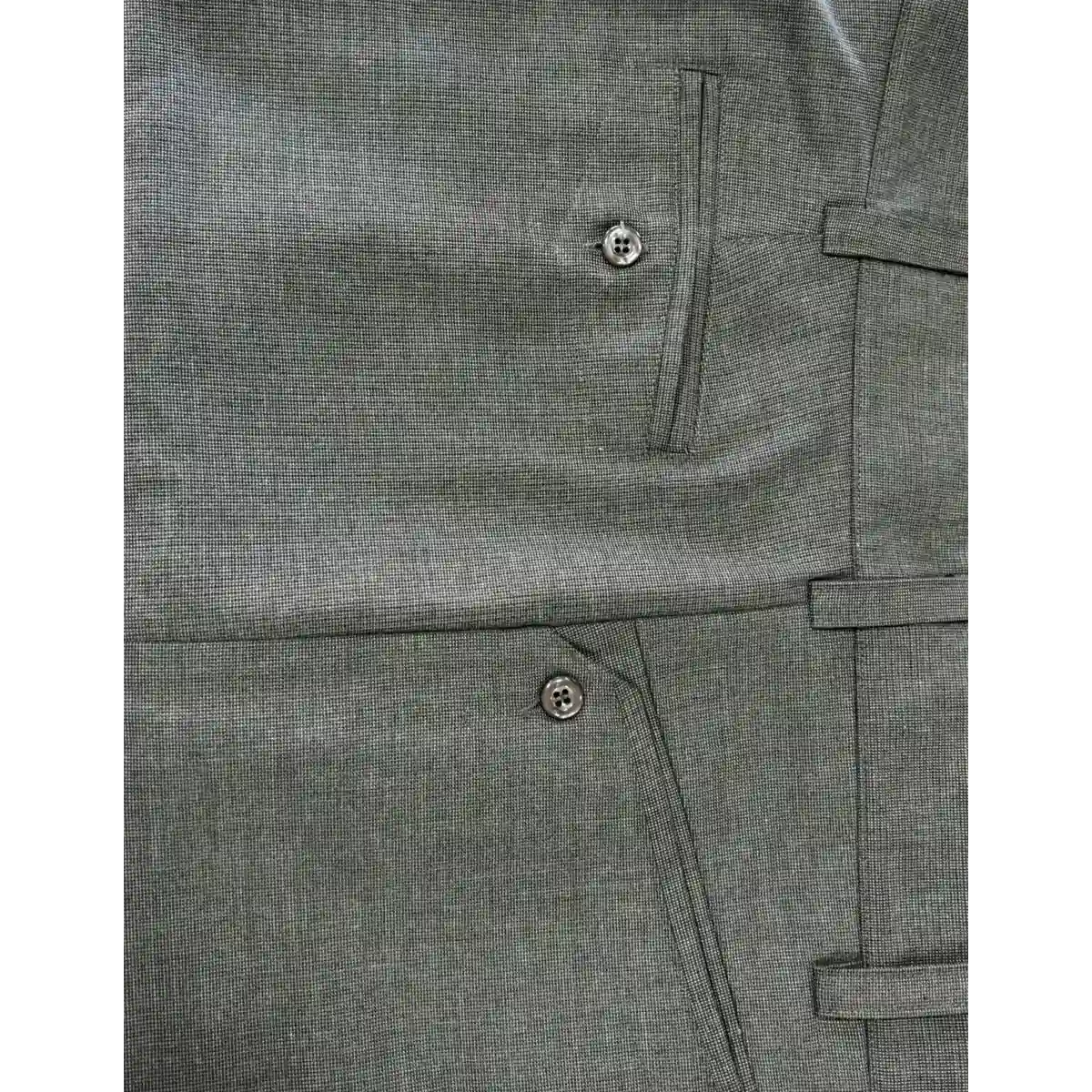 Pantalón de Huaso Tela Fina Microdiseño Hitega Gris - Imagen 2