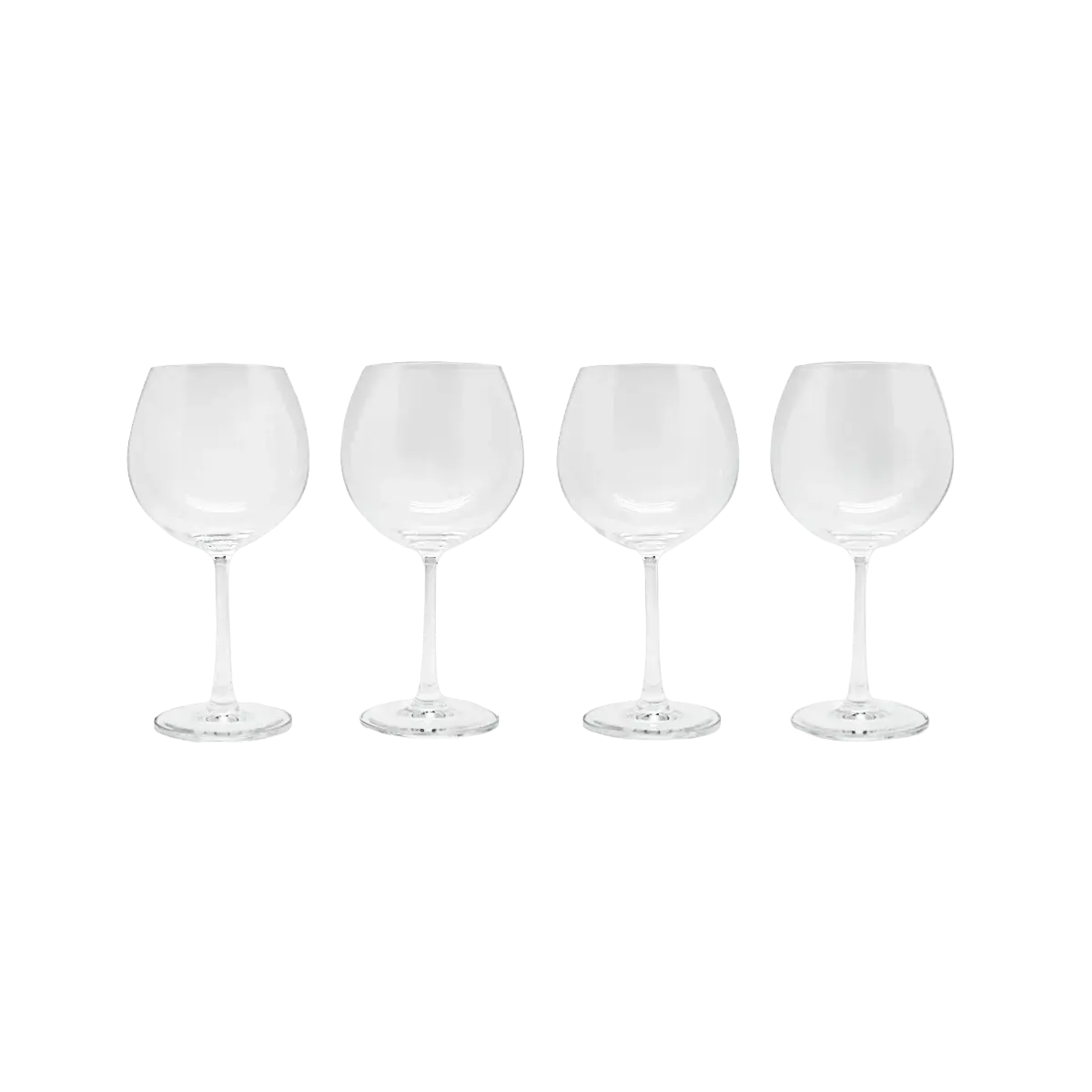 Set de 4 copas de cristal aperitivo El Carpincho