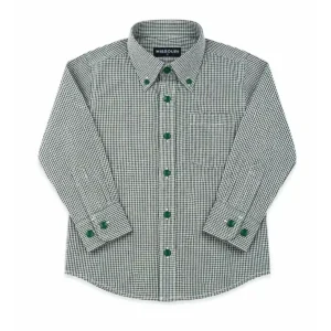 Camisa Missouri verde de cuadros clásicos PARA NIÑO. El Carpincho